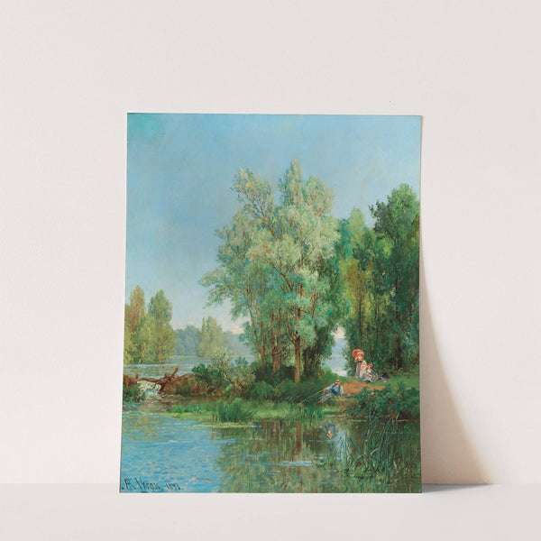 Family Excursion To The River by Alexandre René Veron