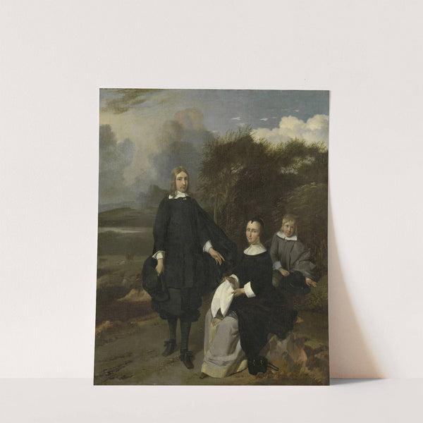 Family in a Landscape by Barend Graat