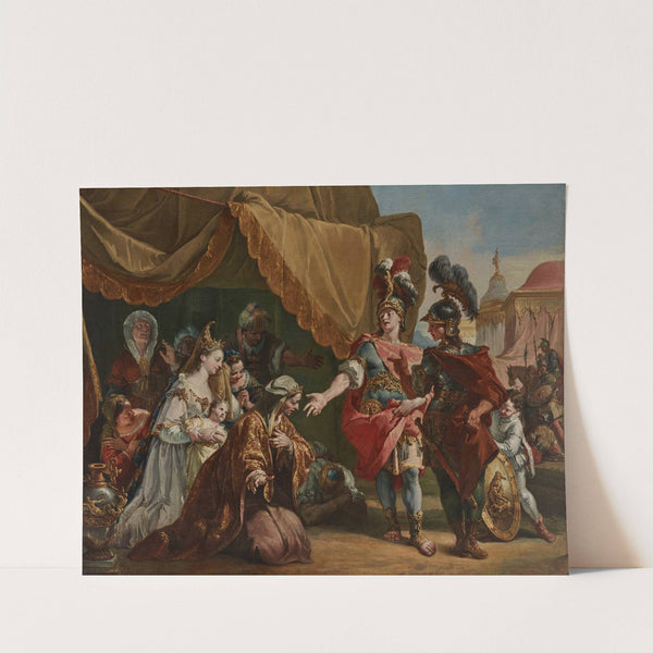 Family of Darius Before Alexander  (1750) by Francesco Fontebasso
