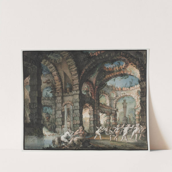 Family of Satyrs with Dancing Cherubs (c. 1775–1776) by Giovanni David