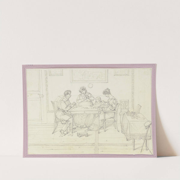 Family playing cards by Friedrich Mosbrugger