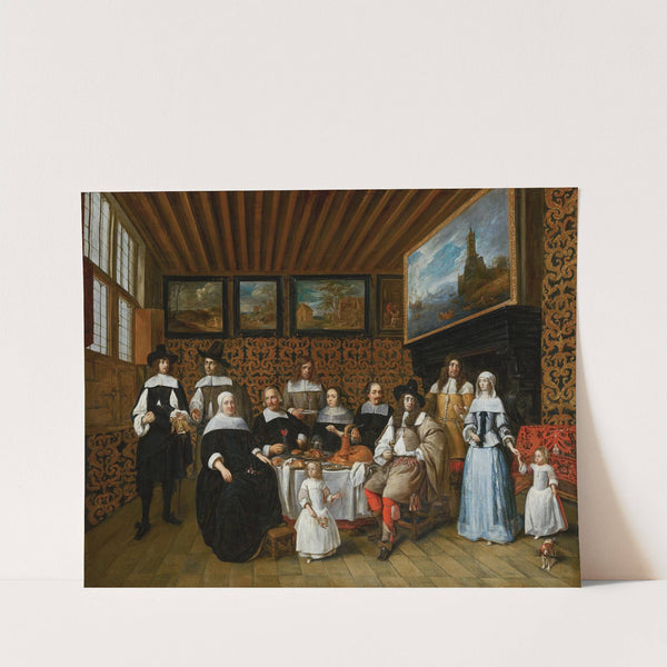 Family Portrait (c. 1665) by Gillis van Tilborgh