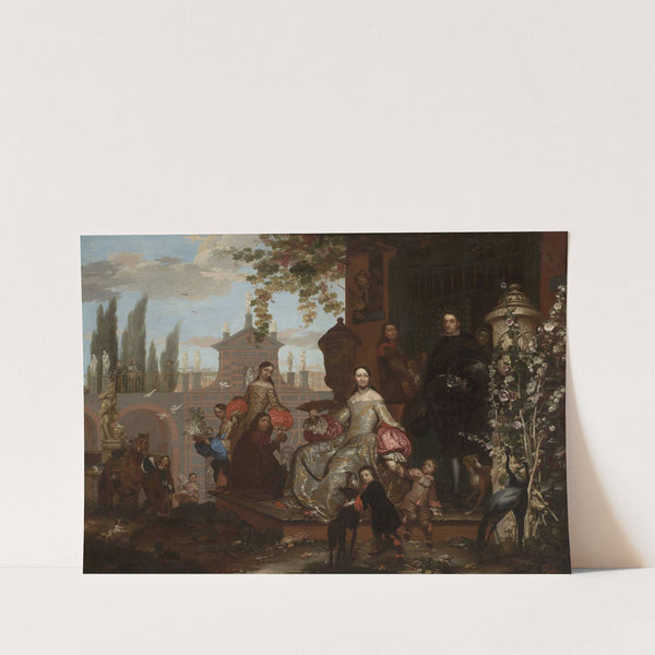 Family portrait by Jan van Kessel the Younger