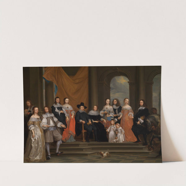 Family portrait by Gonzales Coques