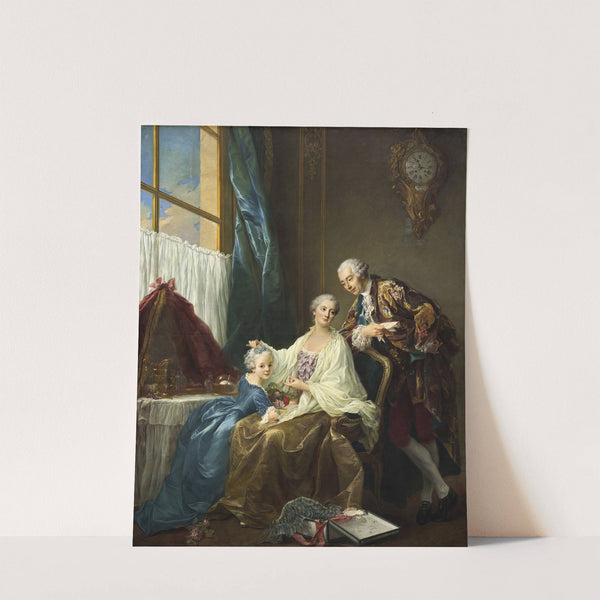 Family Portrait (1756) by François-Hubert Drouais