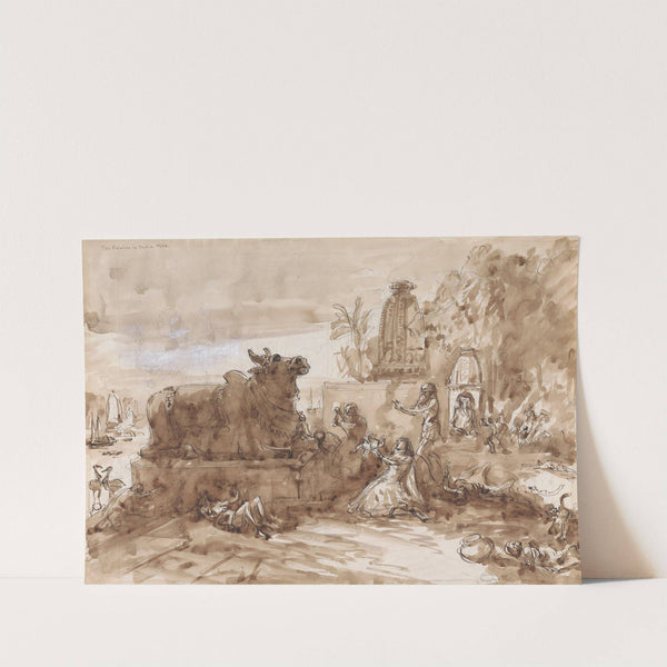 Famine in India by William Simpson