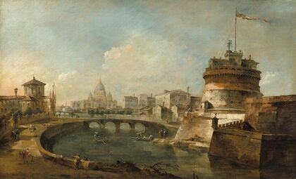 Fanciful View of the Castel Sant’Angelo,Rome (c. 1785)