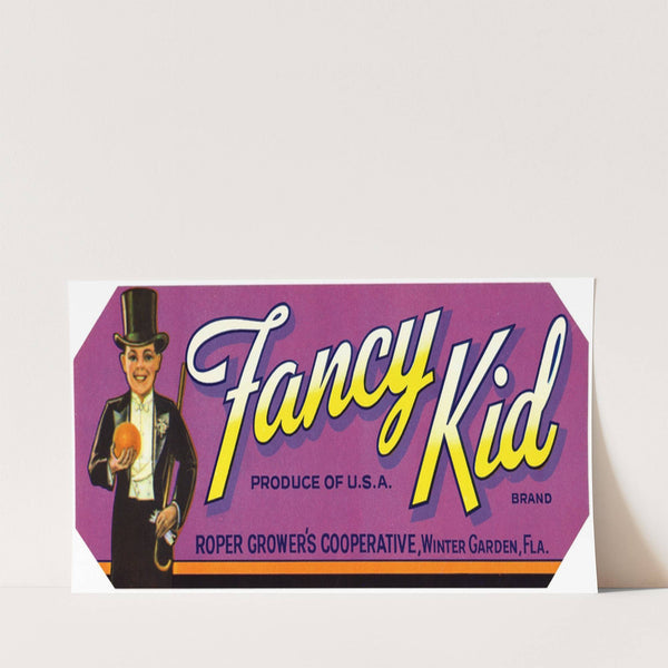 Fancy Kid Brand Citrus Label (1930-1950)