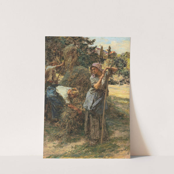 Faneuse ou Fenaison by Léon Augustin Lhermitte