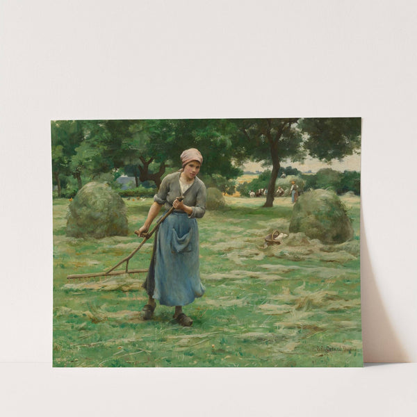 Faneuse ratissant (Raking tedder) by Thérèse-Marthe-Françoise Cotard-Dupré