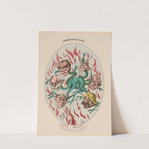 Fantaisies communardes. L’hydre de l’anarchie de ces bons messieurs de l’Internationale en 1871 (1871) by Henri Demare