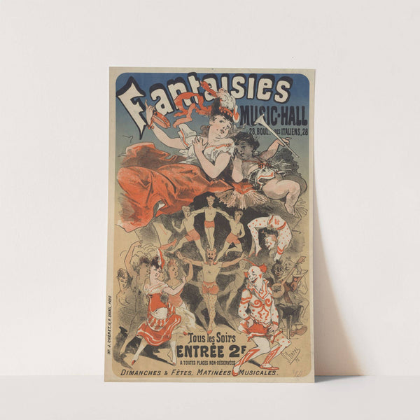 Fantaisies-Music-Hall 28 Boulevard des Italiens (1876) by Jules Chéret
