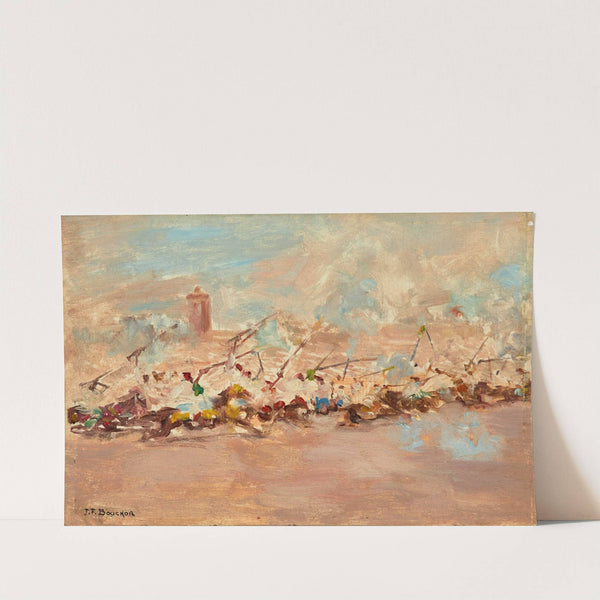 Fantasia devant les remparts by Joseph Félix Bouchor