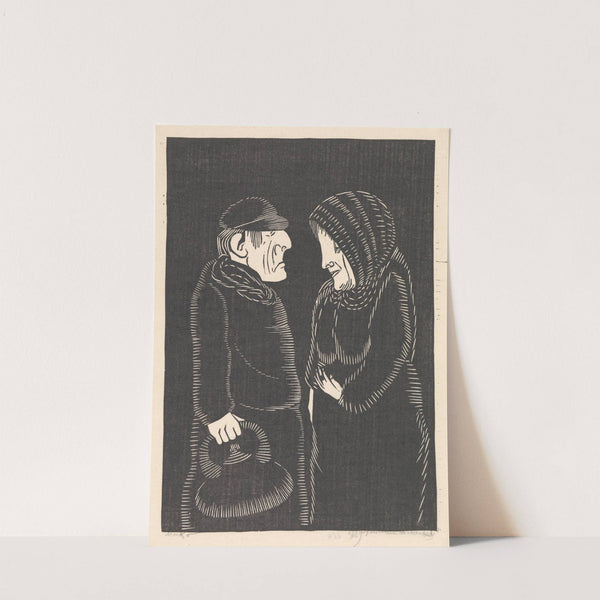 Fantasie; man en vrouw by Samuel Jessurun de Mesquita