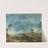 Fantastic Landscape (ca. 1765) by Francesco Guardi