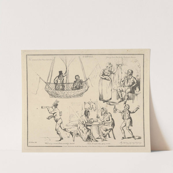 Far removed from Noise & Smoke… (1822) by Henry Thomas Alken