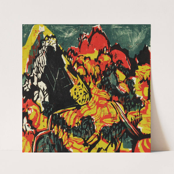 Farbige Tessinerlandschaft (1925) by Albert Müller