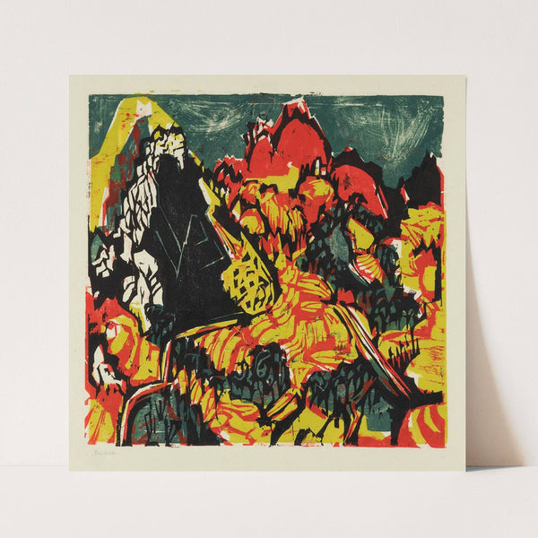 Farbige Tessinerlandschaft by Albert Müller