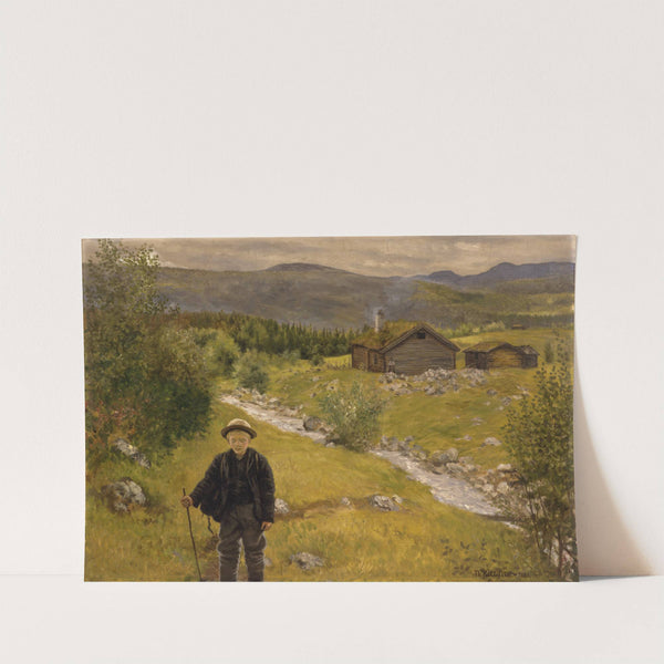 Farewell Mother by Theodor Kittelsen