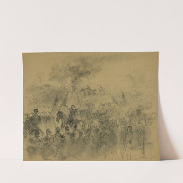 Farewell to the Army. Warrenton, 1862 by Alfred Rudolph Waud