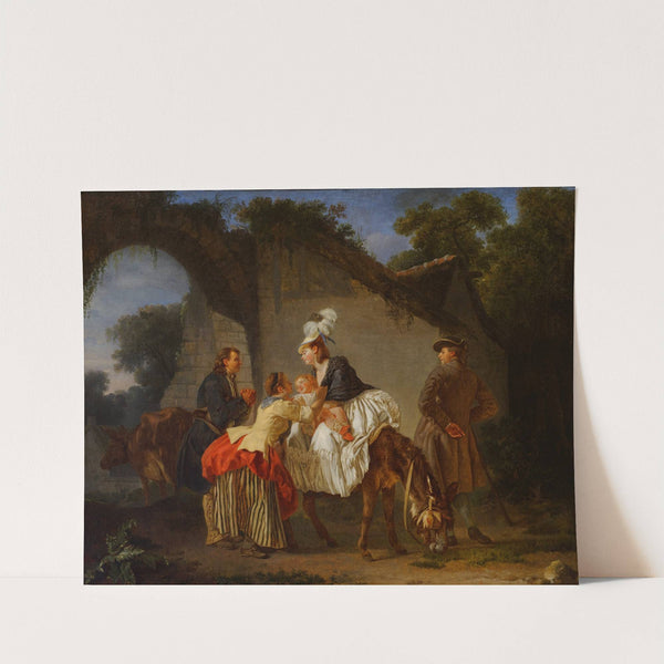 Farewell to the wet nurse (1776–77) by Étienne Aubry