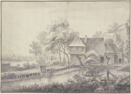 Farm at a channel