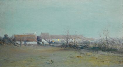 Farm At Dusk