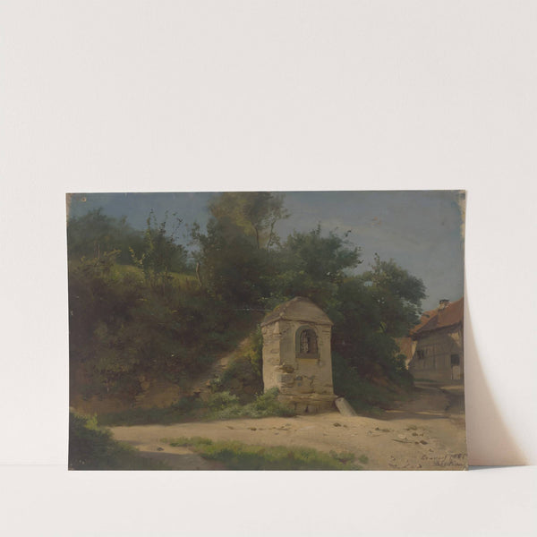 Farm at the edge of the forest (1851) by Jakob Becker