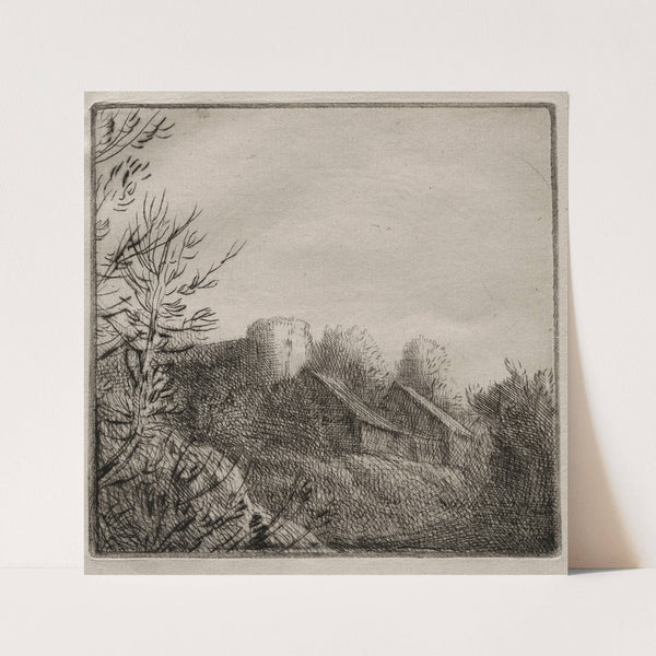 Farm at Valoux (c. 1857–1911) by Alphonse Legros