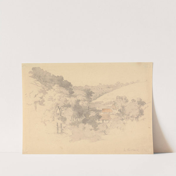 Farm Buildings in the Vaux, Jersey by Robert Hills