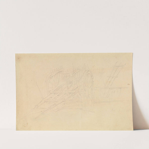 Farm Cart at Dol (1843) by David Roberts