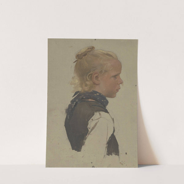 Farm girl by Jakob Becker