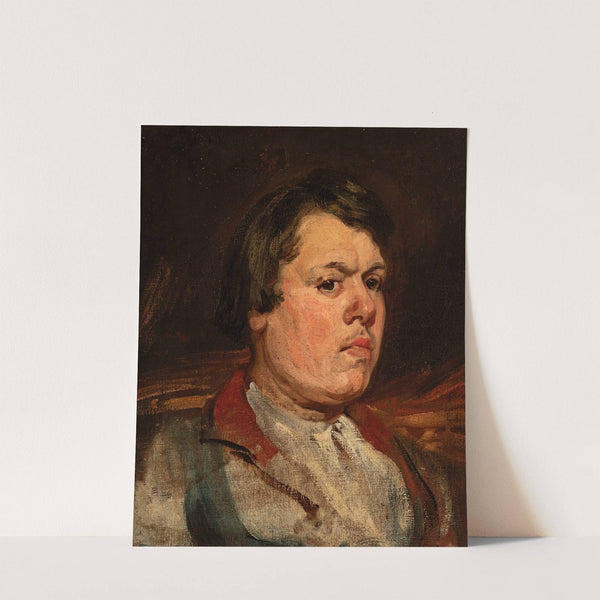 Farm-hand, portrait study by Piotr Michałowski