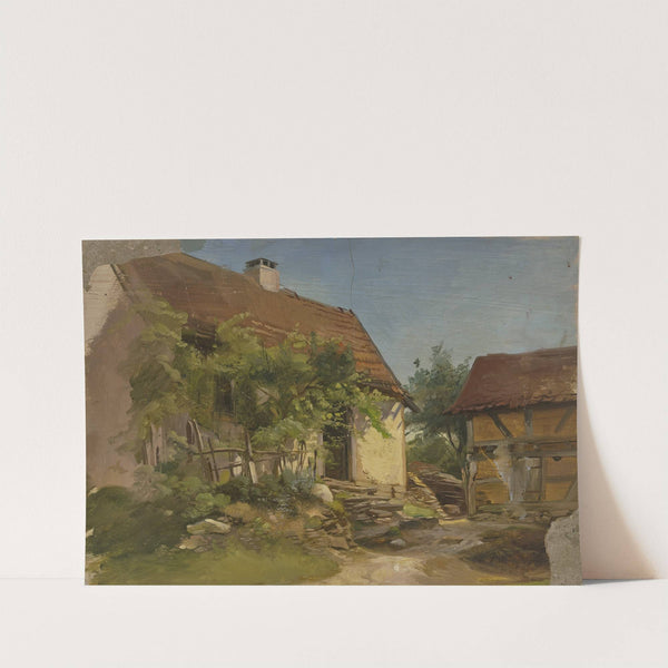 Farm house. by Jakob Becker