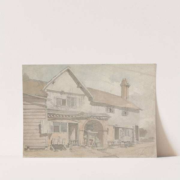 Farm House with a Well by John Varley