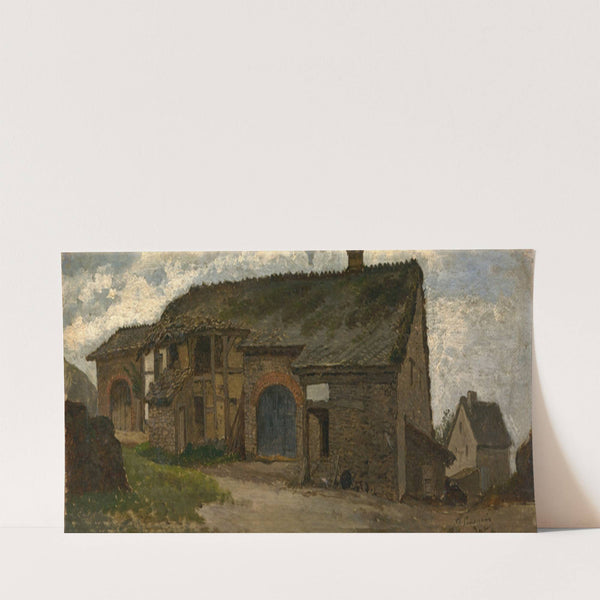 Farm in Rahier (1864) by Jean Pierre François Lamorinière