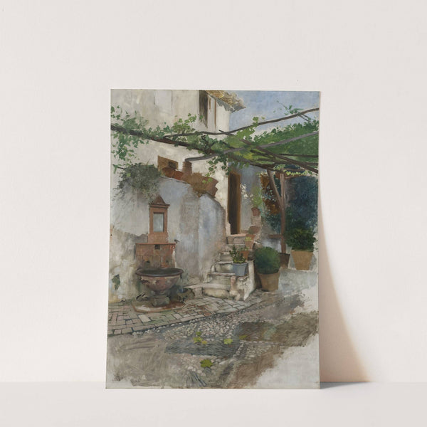 Farm Interior from the South of Spain by Hugo Birger