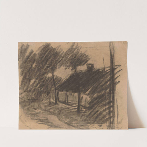 Farm surrounded by Trees by Jakob Smits