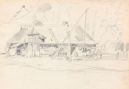 Farm with a crane (1882)