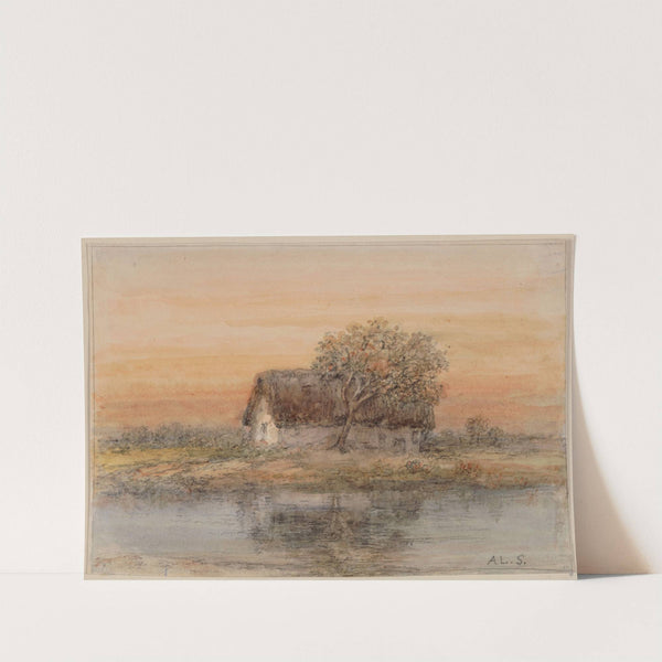 Farm with Tree by Alexander Schaepkens