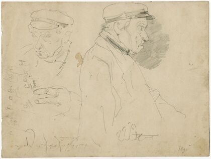 Farmer, face and profile