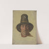 Farmer with a high hat by Jakob Becker
