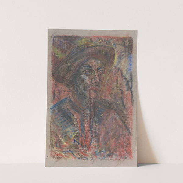 Farmer with a Pipe by Arnold Peter Weisz-Kubínčan