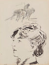 Farmer with Horses Span, Marie Colombier