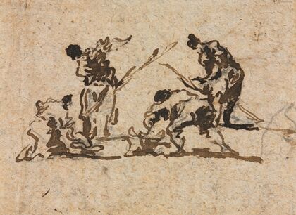 Farmers and Fisherman Working (18th century)