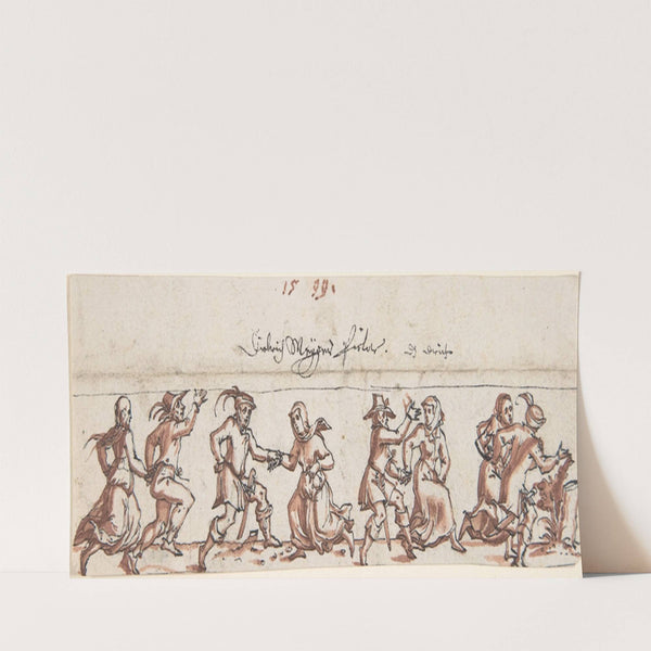 Farmers Dancing (1599) by Dietrich Theodor Meyer the Elder