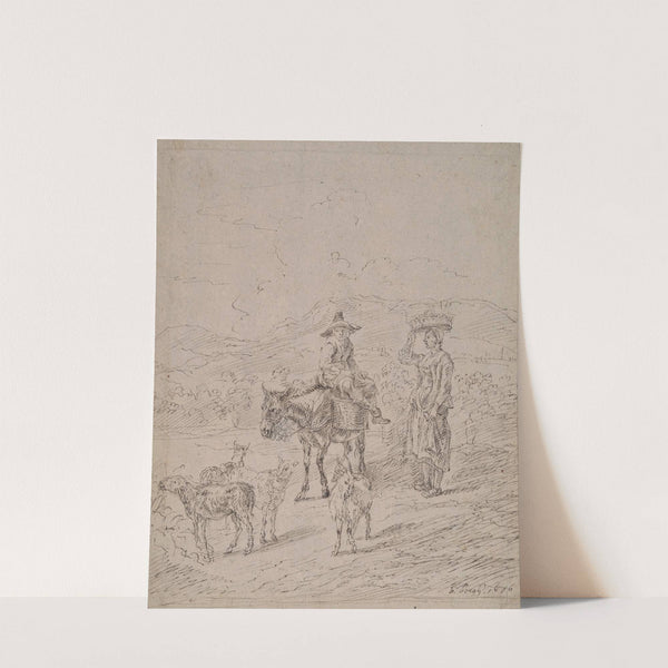 Farmers going to market by Matthys van den Bergh