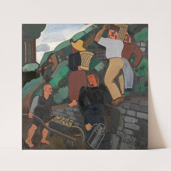 Farmers (1928) by Jean Brusselmans