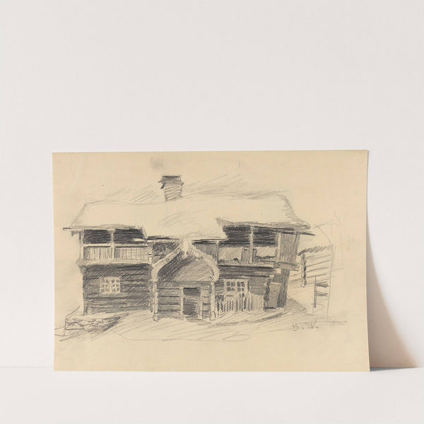 Farmhouse by Gustav Wentzel