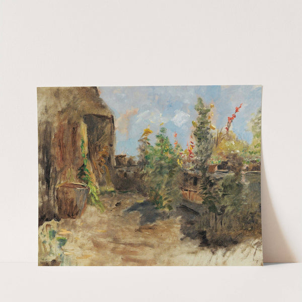 Farmhouse Garden by Olga Wisinger-Florian